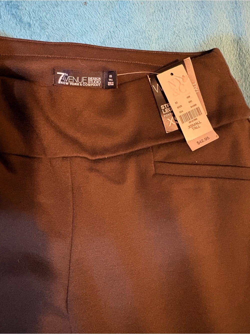 New York & Company Dark Brown Stretch Dress  Pants Women’s